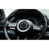 For Mazda 6 Atenza 2017-2018 Glossy Chrome Steering Wheel Horn Button Ring Trim