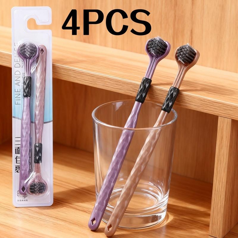 

4/8/20 шт. Взрослые зубные щетки Высококачественные взрослые зубные щетки с мягкой щетиной для домашнего использования Семейная упаковка для пары Высококачественная очистка Защита десен T