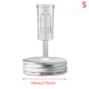 Hot 86mm/70mm Wide Mouth Mason Jar Fermentation Lid Keep Food Submerged Kit