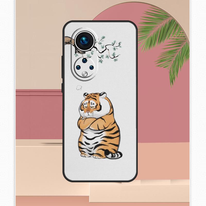 fat tiger Cartoon Funny Case For Honor Magic 8 Pro 7 6 5 Lite Honor 200 400 X9c X9b X9a X8b X8a X8c 50 70 90 Cover