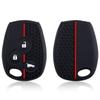 New Silicone Car Key Case For Renault Trafic Clio Duster Logan Dacia Sandero For Nissan Terrano Almera