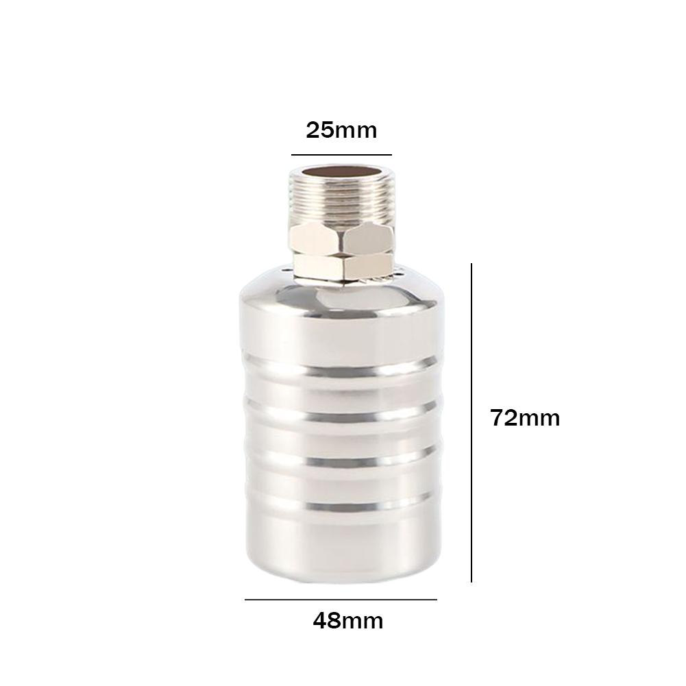 Automatic Water Level Control Valve Stainless Steel Floating Ball Valve High Capacity Water Stop Refill Controller Accessories