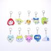 Acrylic Gogo Tamago Q Version Mobile Phone Chain Mametchi Kuchipatchi Mimitchi Gozarutchi Key Chain Cell Phone Pendant Gifts
