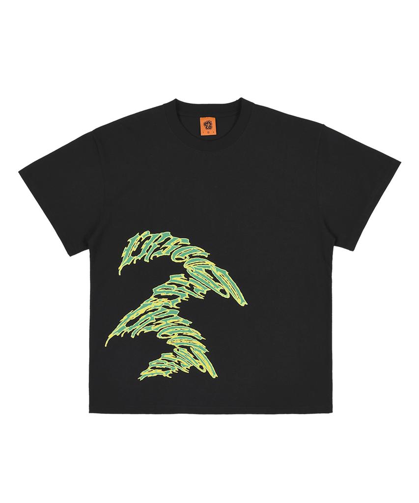 Ialeseuko Wave Logo T-Shirt_Black