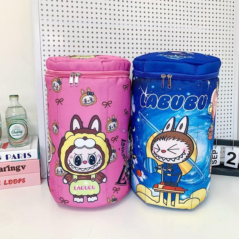 School bag backpack cute cartoon snack bucket large capacity out storage bag backpack