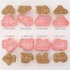8pcs Set Cartoon Animal Cookie Molds-DIY Cake Printing Stencils Biscuit Press Stamp Embosser Figure Tools for Baking Enthusiasts