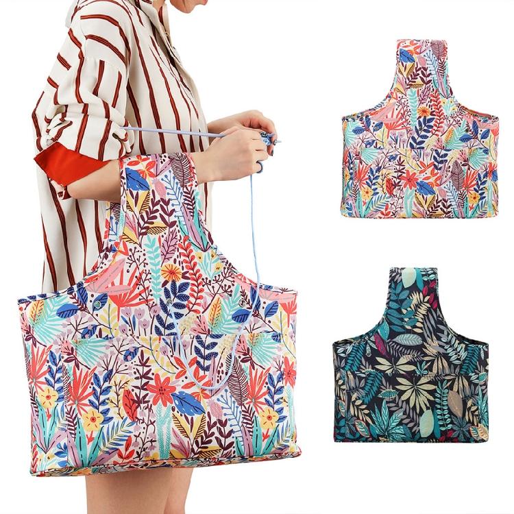 Bolsa de Armazenamento Criativa de Crochê Bolsa Tote para Lãs de Tricô Presente para Mãe Avó