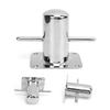 316 Stainless Steel Single Mooring Bitt Heavy Duty   Bollard Cleat Marine Hardware Accessories