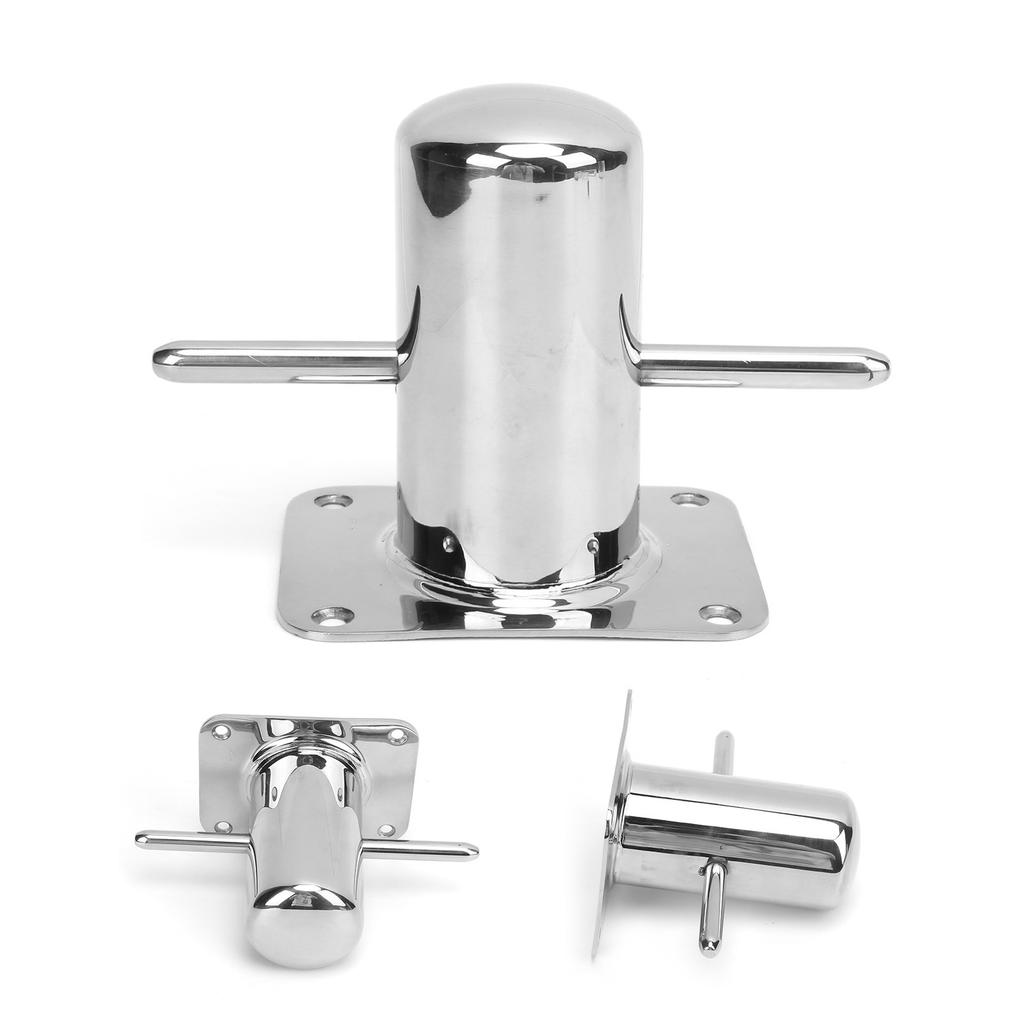 316 Stainless Steel Single Mooring Bitt Heavy Duty   Bollard Cleat Marine Hardware Accessories