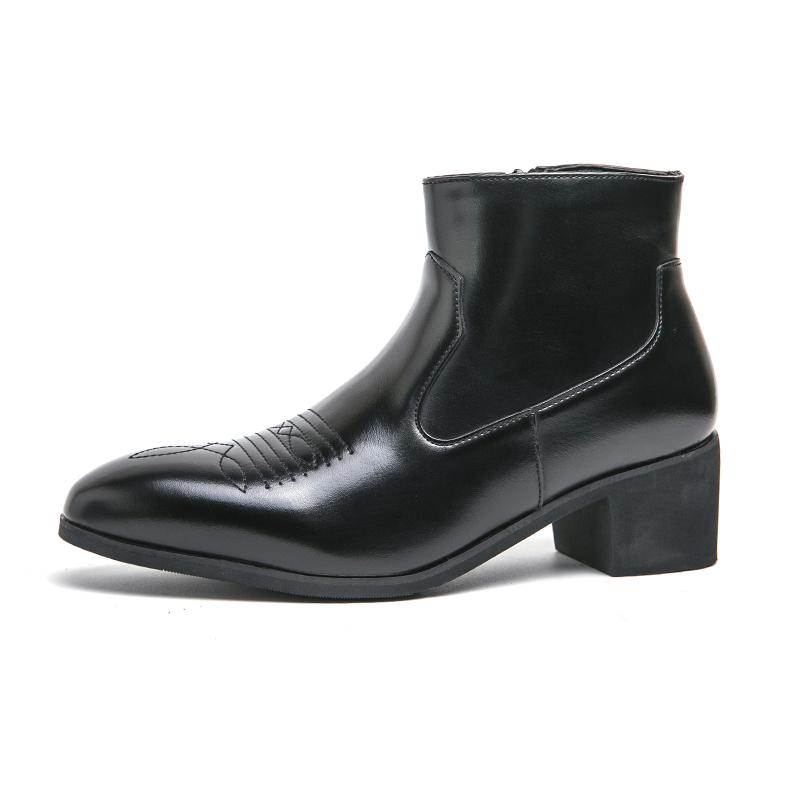Fashion Leather Boots For Man Genuine Leather Big Size Boots High Quality Designer Formal Boots Casual Boots Fashion Business