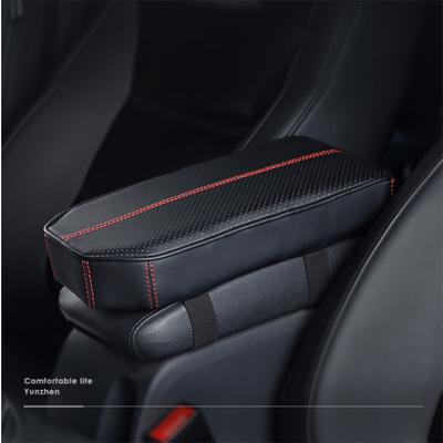 Leather Center Console Armrest Cushion For Car Universal Designer Arm Rest Cover Memory Foam Auto Armrest Pad Support