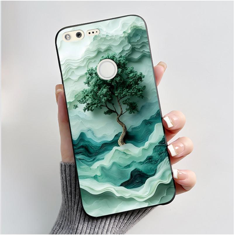 For Google Pixel 1 Case Aesthetic Cute Cat Shockproof Silicone TPU Soft Back Cover for Google Pixel 1 Pixel1 XL Phone Case Coque