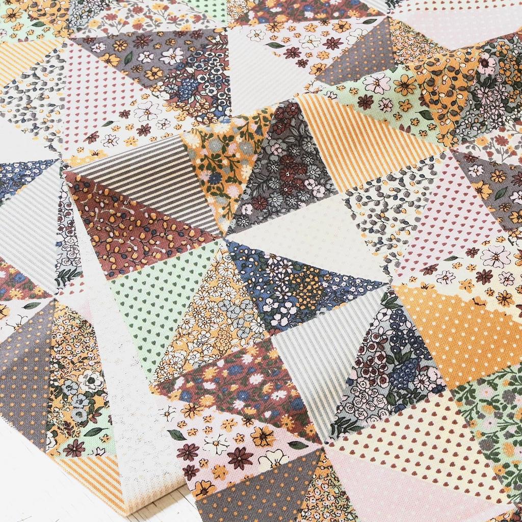 Nippon Chuko Digital Print Imported from the Cotton Oxford 140cm Wide X 1m Sold by the "Patchwork" Fabric, Netherlands, 100% Fabric, Cut,