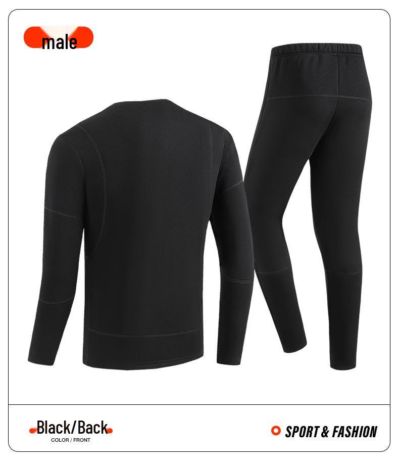 Smart 28-Zone Heated Underwear Set for Men & Women - Winter Warmth & Constant Temperature Control
