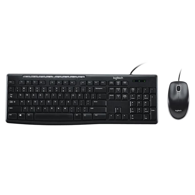 

Logitech MK200 Wired Keyboard and Mouse Combo