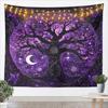 Chinese Dragon Kids Tapestry,Sakura Flowers Waterfall Natural Wall Tapestries,Girls Boys Room Decor,Cherry Blossom Lake Romantic