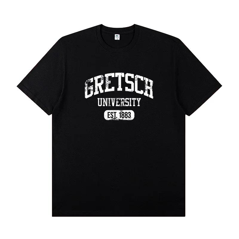 

Gretsch Electric Guitar Instrument Peripheral T-shirt Short Sleeve Rock Band Lead Singer Practice Costume Casual T-shirt S
