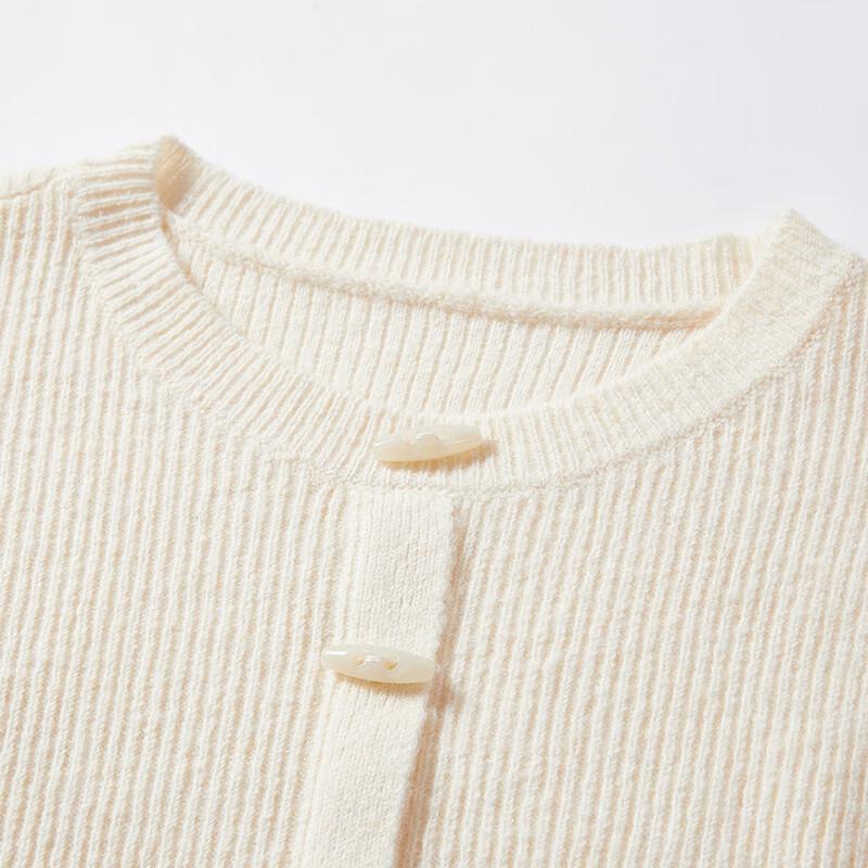 Women's French Style Wool Blend Knitted Sweater & Skirt Set