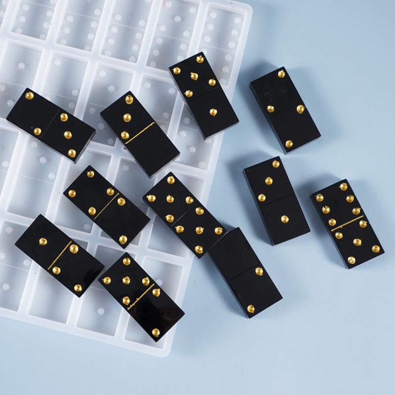 Diy Domino Formička Silikonová Forma Nástroje na Výrobu Řemesel Forma na Hru z Epoxidové Pryskyřice