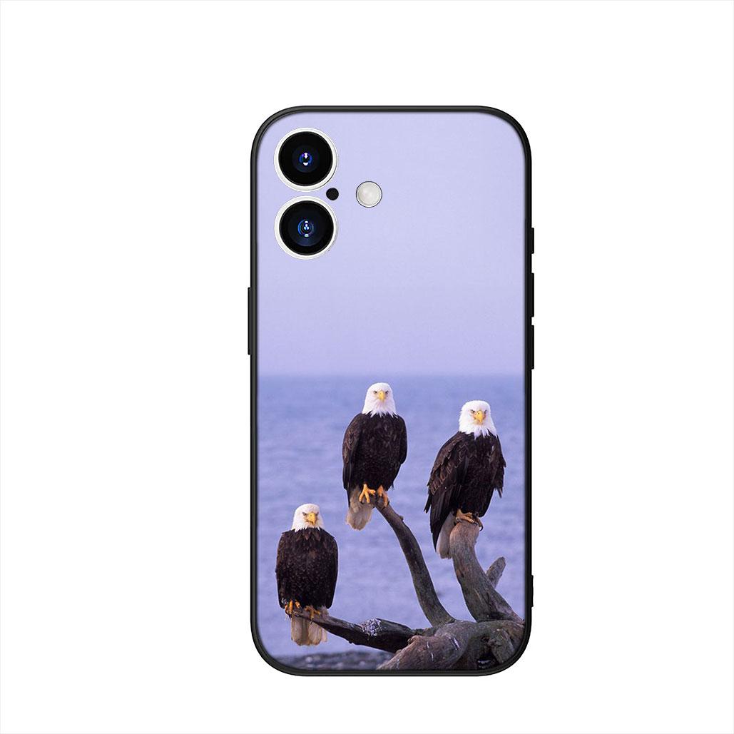 

Black White Eagle Fly Phone Cover Case for Motorola Moto G04 G13 G14 g45 G22 G23 G32 G34 G35 G64 G82 G84 G53 G60 G72 E14 E15 E13 Motorola Moto G14