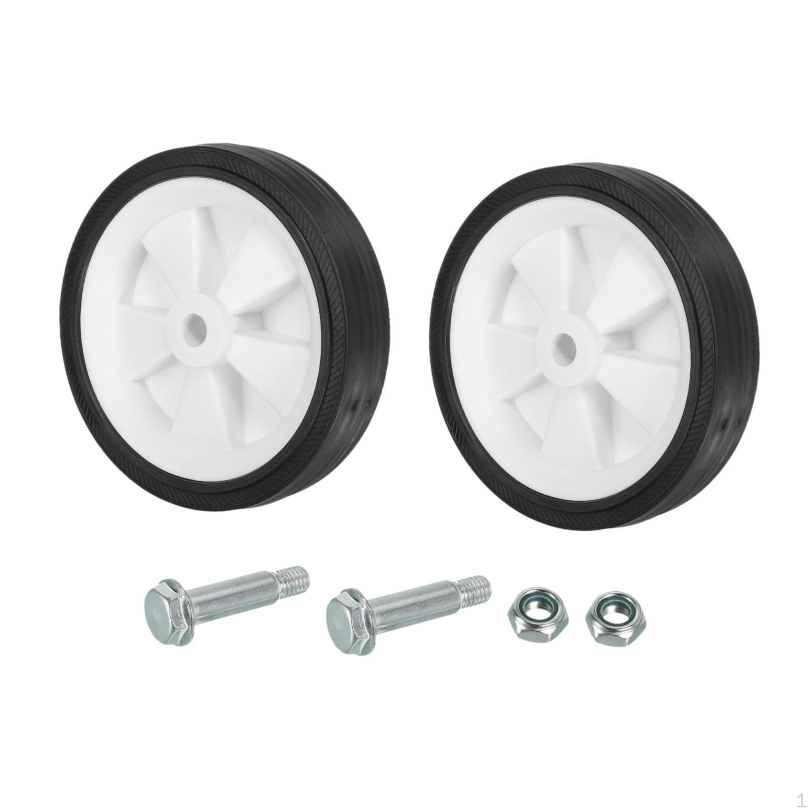 

2 штуки поворотных колес для воздушного компрессора для тележек и верстаков с аксессуарами 11.5cm белый