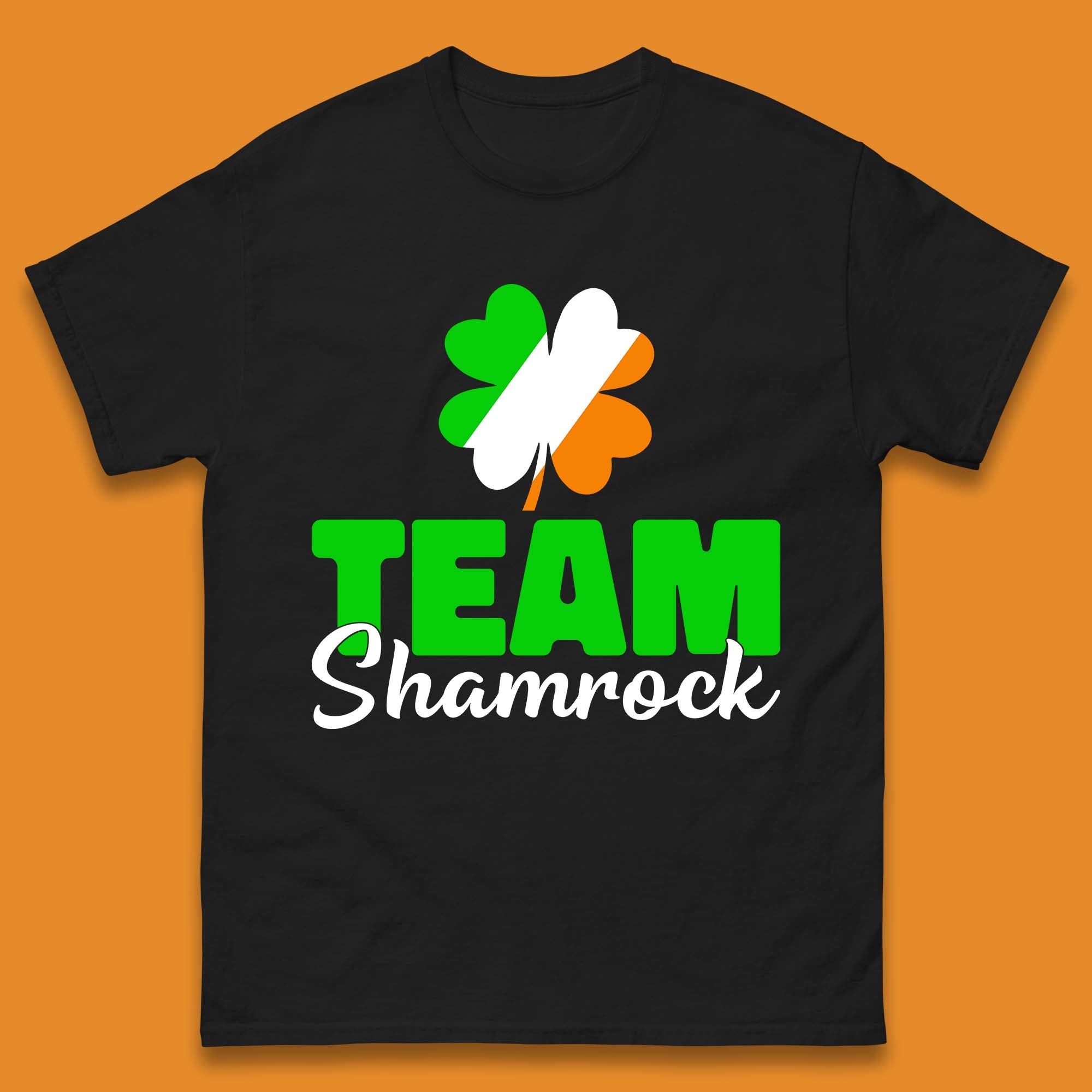 Team Shamrock Mens T-Shirt Womens Tops Tees L