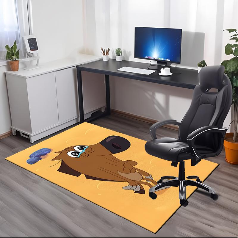 Zig & Sharko Printed Carpetrugfor Office Chair Living Room Bedroom Kitchen Room Decor Gifts