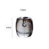Creative Japanese-style Incense Burner Mini Artificial Crystal Glass Foam Incense Sticks Holder Teapot Lid Holder 4.5cm