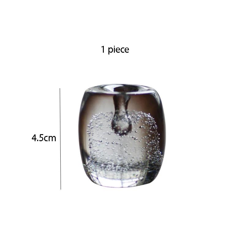 Creative Japanese-style Incense Burner Mini Artificial Crystal Glass Foam Incense Sticks Holder Teapot Lid Holder 4.5cm