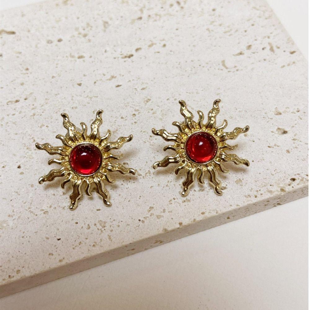 10 szt. DIY Rzemiosło Kamień Szlachetny Słońce Zawieszki Uroczy Kamień Szlachetny Wisiorek Akcesoria Jubilerskie Tworzenie Biżuterii