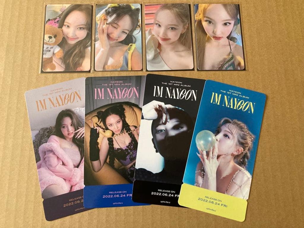 [USED] IM NAYEON Nayeon with Muu Lucky Drop Trading Card Special Ticket