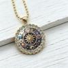 Compass Pendant Necklace Zodiac Astrology Necklace Symbolizing the Astrology of Guidance and Protection