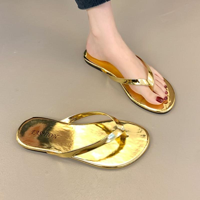 Fashion Women Flip Flops Wedges Heel Slippers Casual Outdoor Slippers High Heels Shoes Women Big Size Party Evening Sandals Slides Women