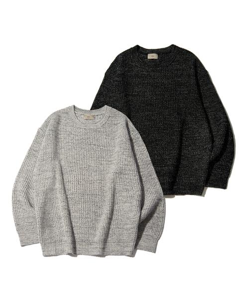 UNLC Mixed Rich Round Knit [4 Colors]