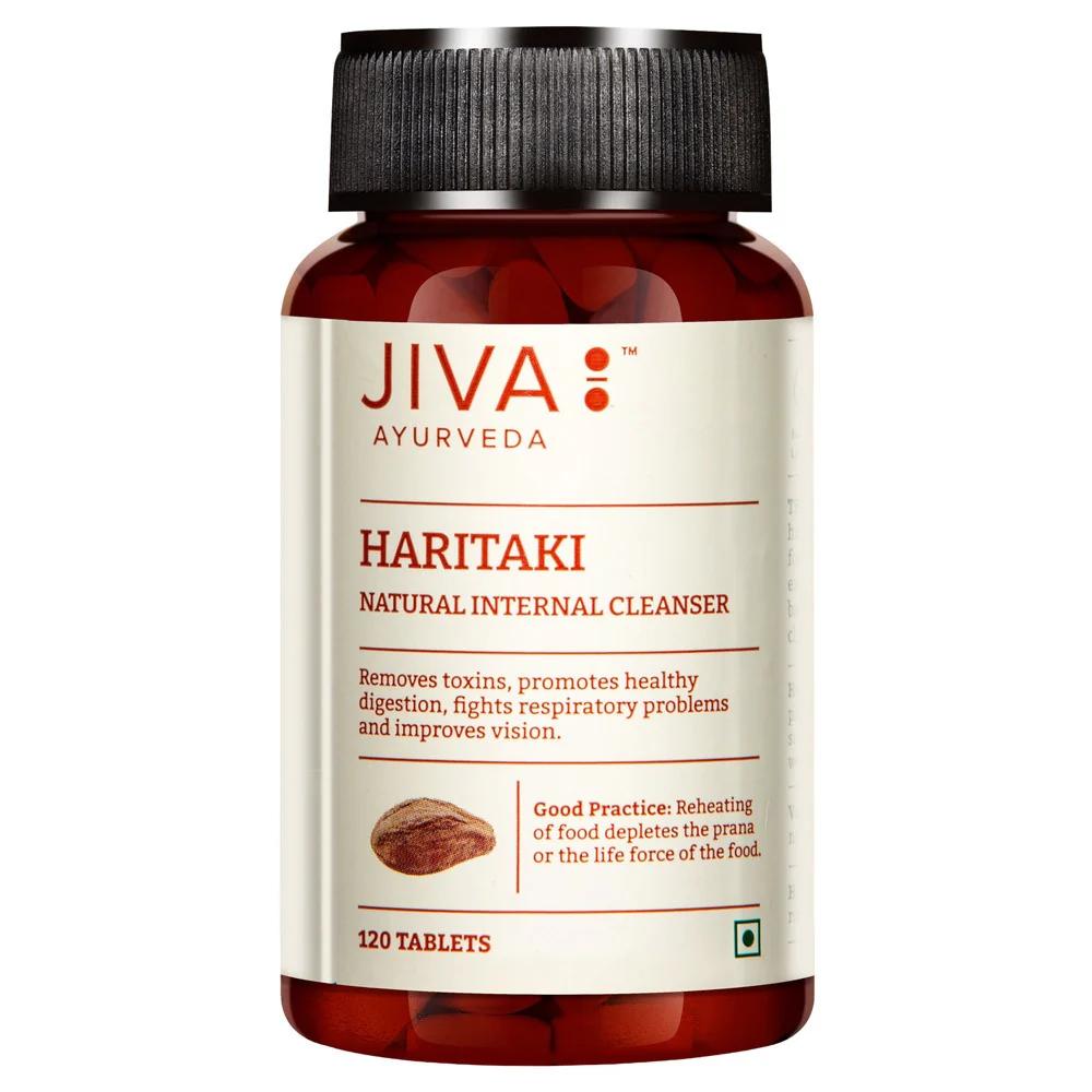

Haritaki Tablets | Detoxifies Gut & Promotes Digestion Pack = 120 Cap