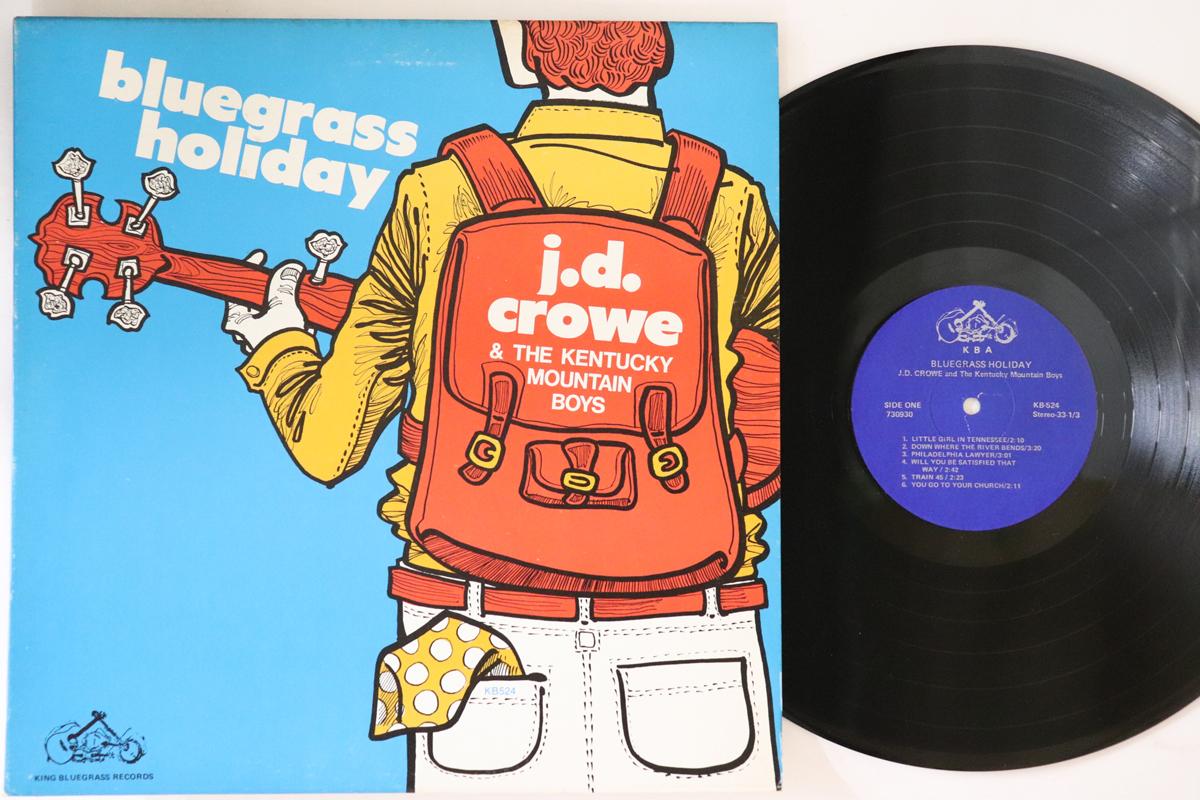 

LP Record JD CROWE KENTUCKY MOUNTAIN BOYS Bluegrass Holiday KB524 KING BLUEGRASS 1973 US CountryFolk Used