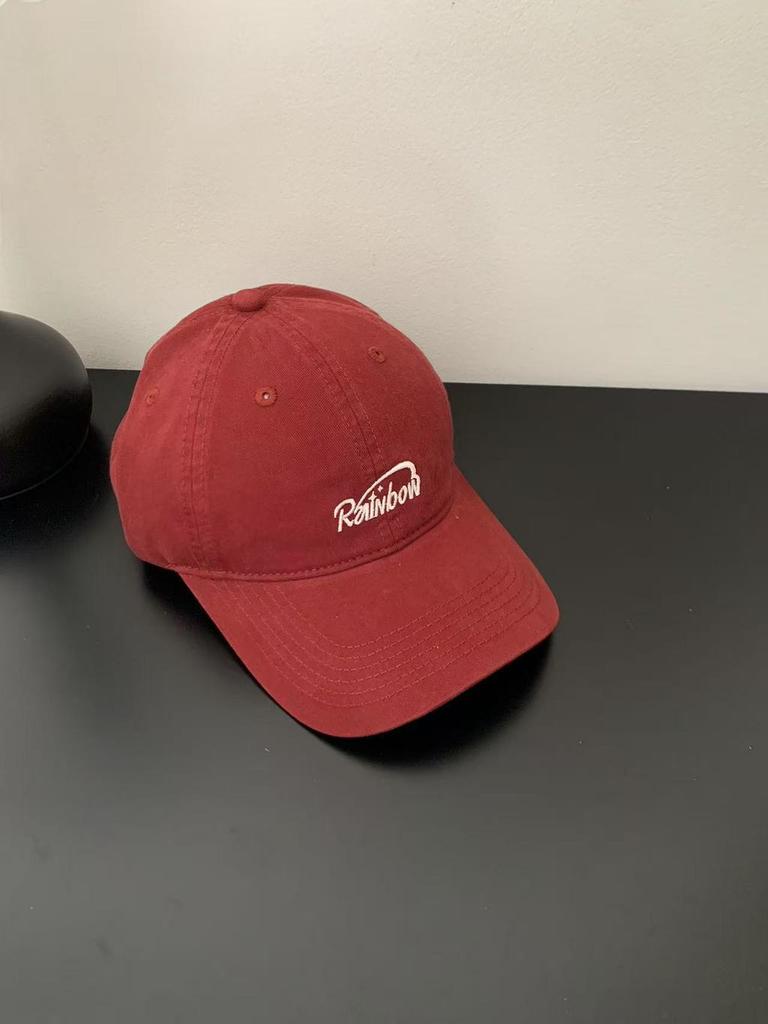 Casquette de Baseball pour Femmes Nouvelle Broderie Lettre Large Bord Chapeau de Soleil Décontracté pour Printemps Été