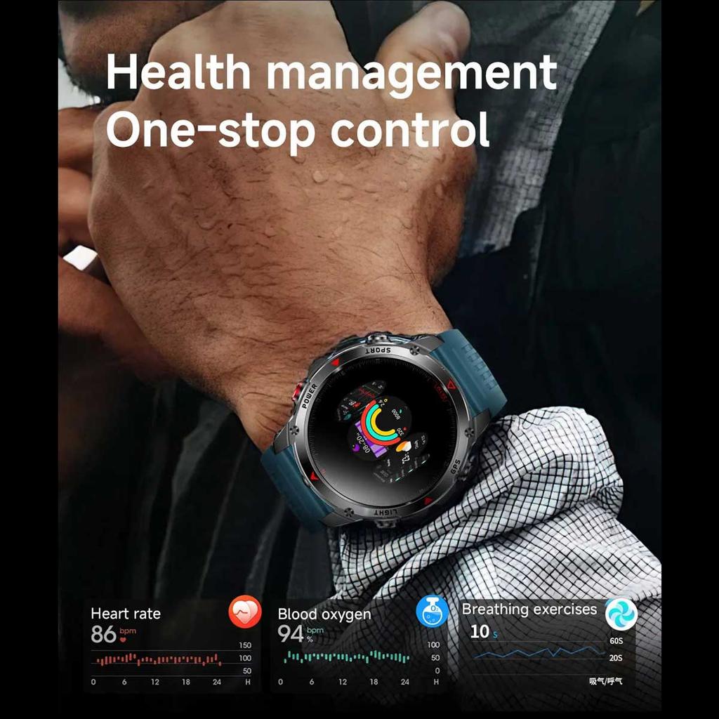 2026 New GPS Map Navigation Smart Watch Men Women Amoled Screen 3ATM Waterproof Sport SmartWatch Compass NFC BT Call Watches Men