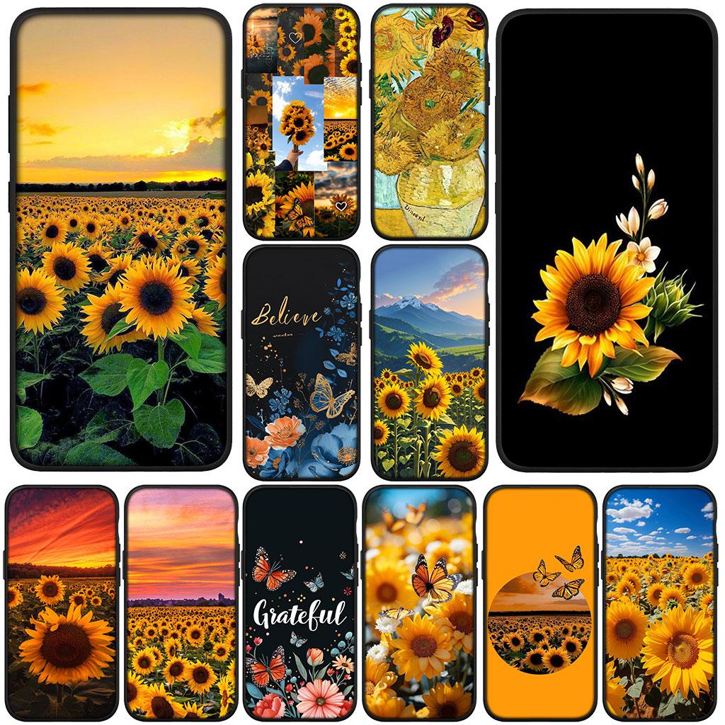 Sonnenblumen-Schmetterlingsblumen-Handyhülle für Motorola Moto Edge 70 60 Fusion NEO Pro G Stylus G56 G96 G52 G04 G05 G85 G84 Hülle