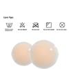 1Pair Silicone Nipple Covers Seamless Reusable Skin-Friendly Liners Adhesive Breast Boob Tape Invisible Chest Stickers