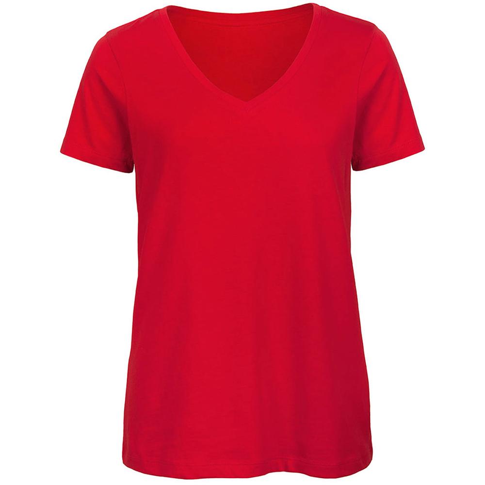 B&C Womens/Ladies Favourite Organic Cotton V-Neck T-Shirt
