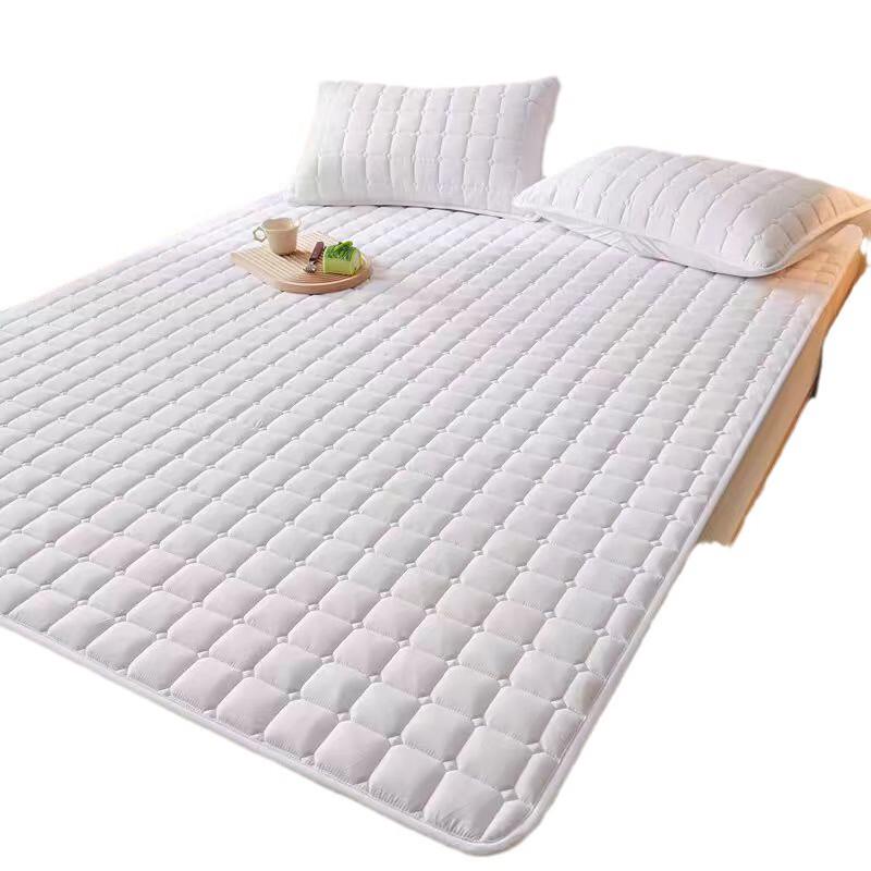 LISM Washed Cotton All-Season Fitted Mattress Protector