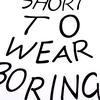 Life Is Too Short Fitting Room Wall Decal PVC Sticker Letter Words Decoration
