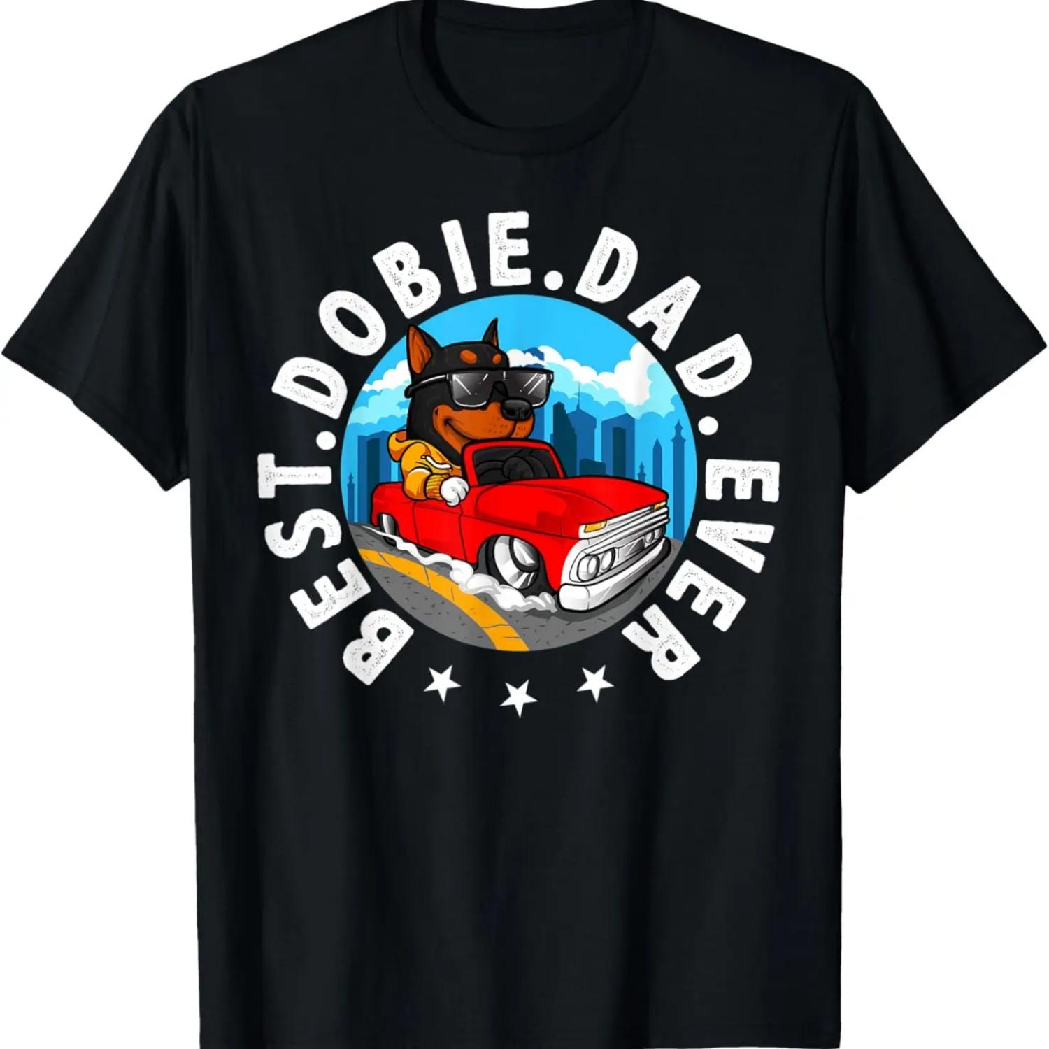 Doberman Lover Gifts Doberman Gifts Funny Doberman Dad T-Shirt S