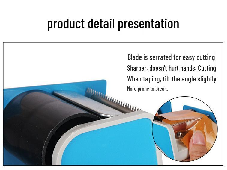 Large Desktop Tape Cutter & Dispenser: 5cm Stationery & Packing Machine