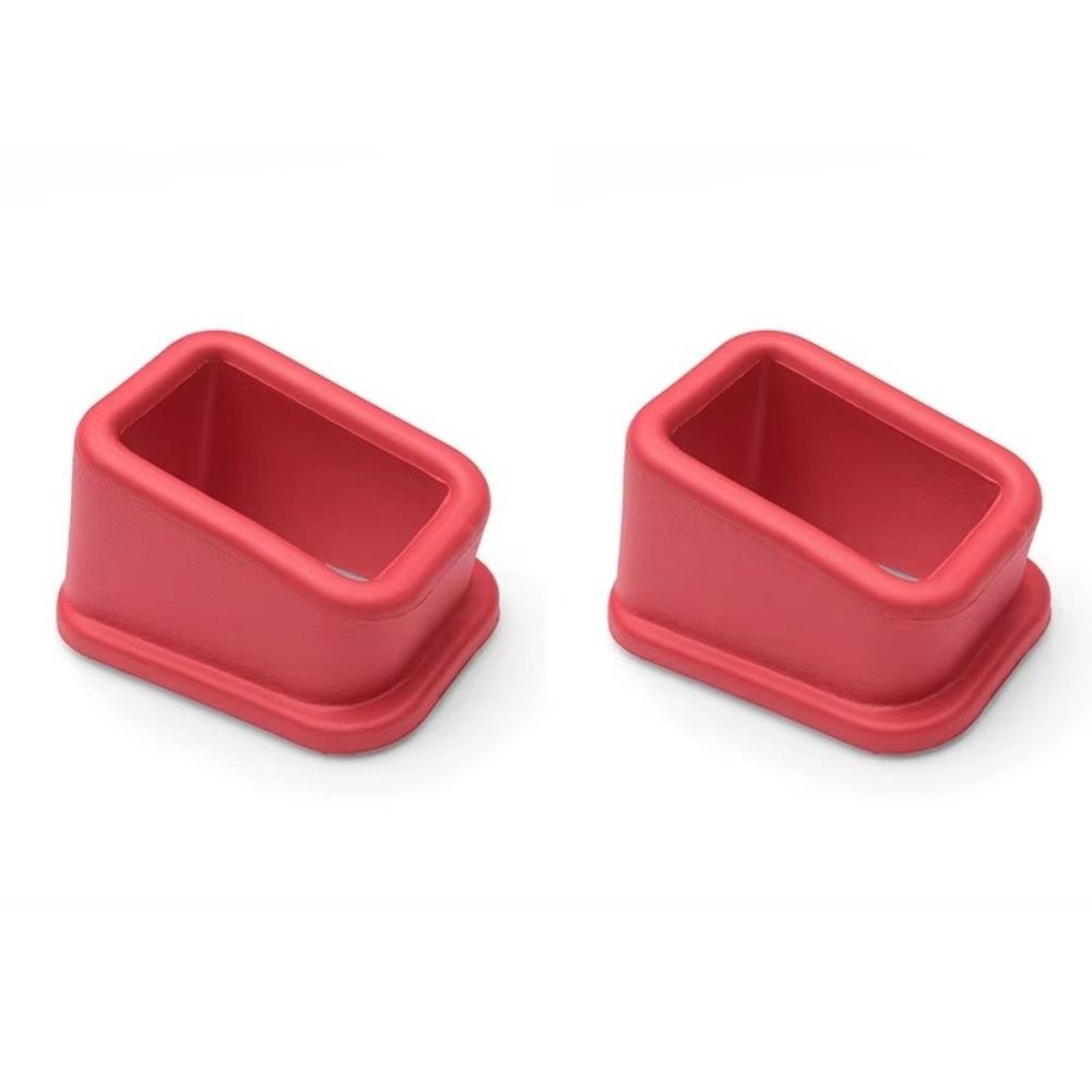 2PCS EVA Seat Belt Buckle Holder Full-Wrapped Anti-Slip Seat Belt Protection Cover Anti-Scratch Seat Belt Slot Fixer