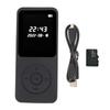 Acogedor Bluetooth 5.0 MP3 MP4 Player, 1.77-inch LCD Digital HiFi Lossless Music Player, Supports FM Radio, Recorder, E-book, HD Speaker, for Kids and