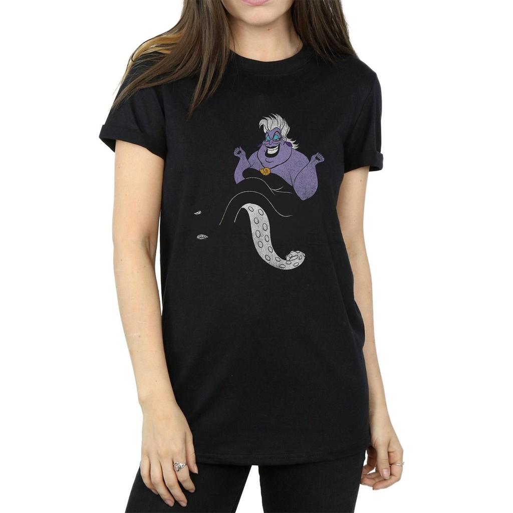 The Little Mermaid Damen/Damen Ursula Boyfriend-T-Shirt aus Baumwolle