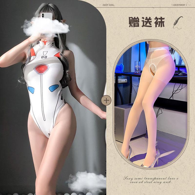 Fun underwear, sexy dynamic football baby split suit cos cheerleaders jersey perspective temptation