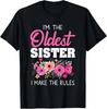 Älteste Schwester Shirt Ich Mache Die Regeln Schwester Partner T-Shirt